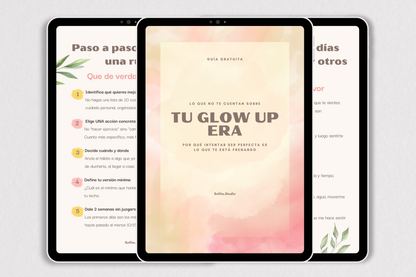 Guía gratuita - Tu Glow Up no empieza siendo perfecto