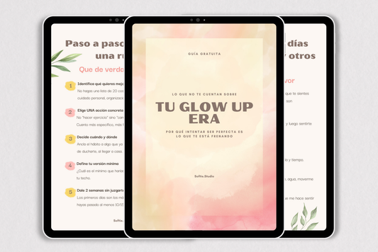 Guía gratuita - Tu Glow Up no empieza siendo perfecto
